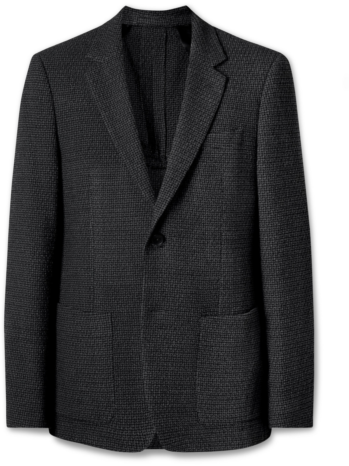 Mr P. - Regular-Fit Checked Wool-Blend Bouclé Blazer - Men - Gray - 40 Mr P. - Regular-Fit Checked Wool-Blend Bouclé Blazer - Men - Gray - 40 von Mr P.