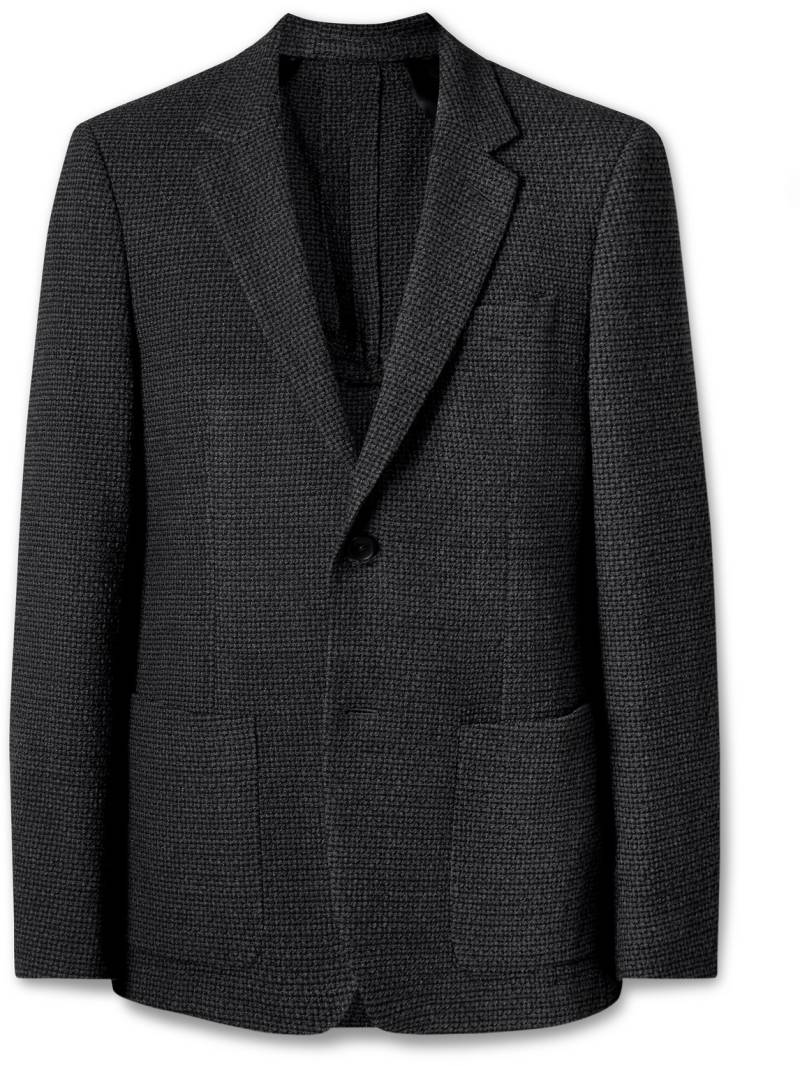 Mr P. - Regular-Fit Checked Wool-Blend Bouclé Blazer - Men - Gray - 42 von Mr P.