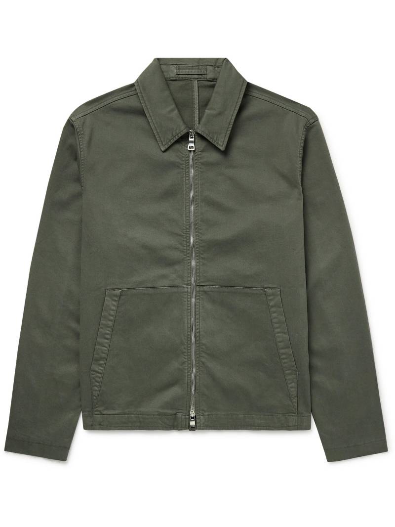 Mr P. - Cotton-Blend Gabardine Coach Jacket - Men - Green - XXL von Mr P.