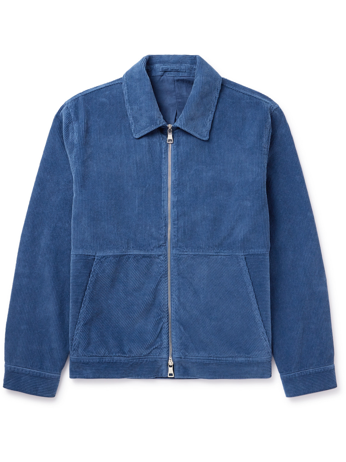 Mr P. - Cotton-Corduroy Blouson Jacket - Men - Blue - XXL von Mr P.