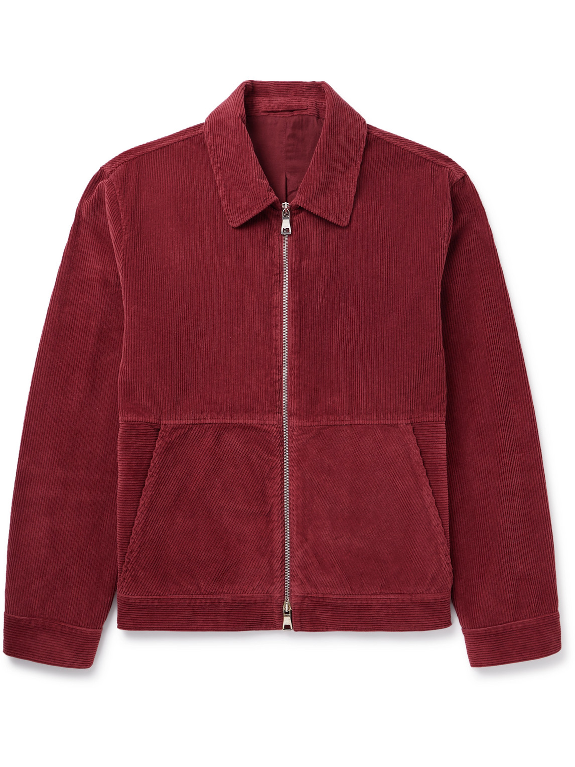 Mr P. - Cotton-Corduroy Blouson Jacket - Men - Burgundy - XL von Mr P.