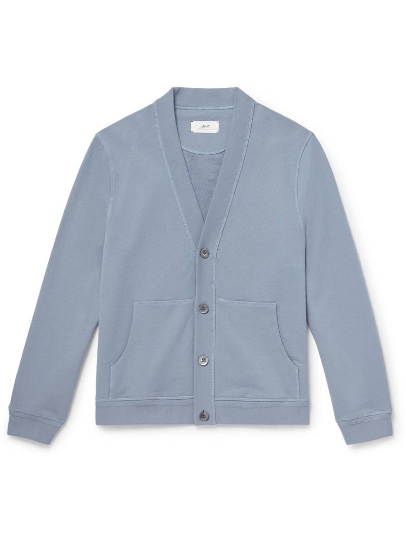 Mr P. - Cotton-Jersey Cardigan - Men - Blue - XXL von Mr P.