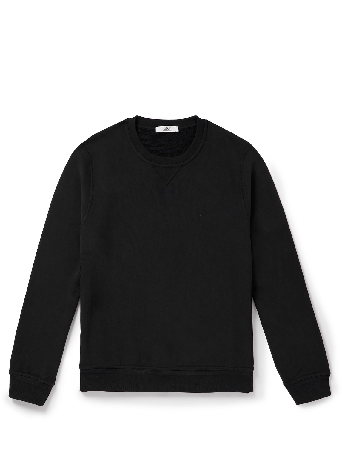 Mr P. - Cotton-Jersey Sweatshirt - Men - Black - M von Mr P.