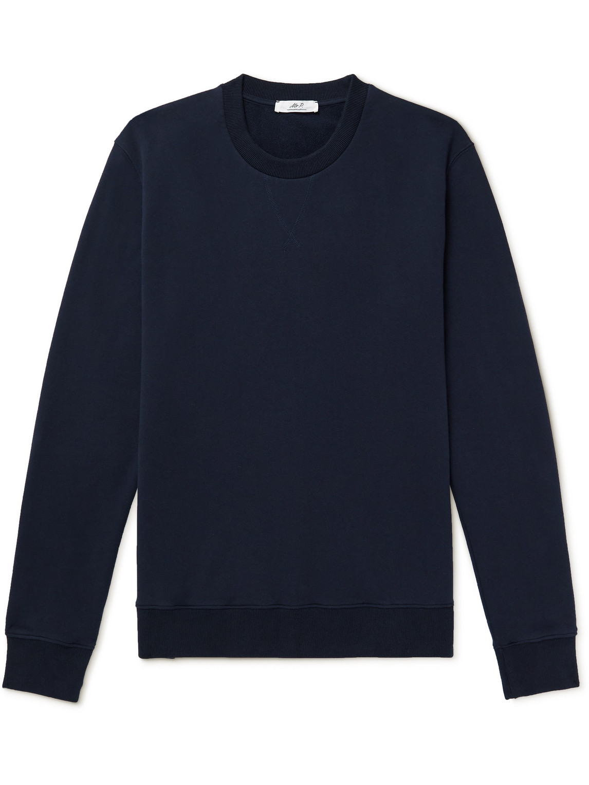 Mr P. - Cotton-Jersey Sweatshirt - Men - Blue - S von Mr P.