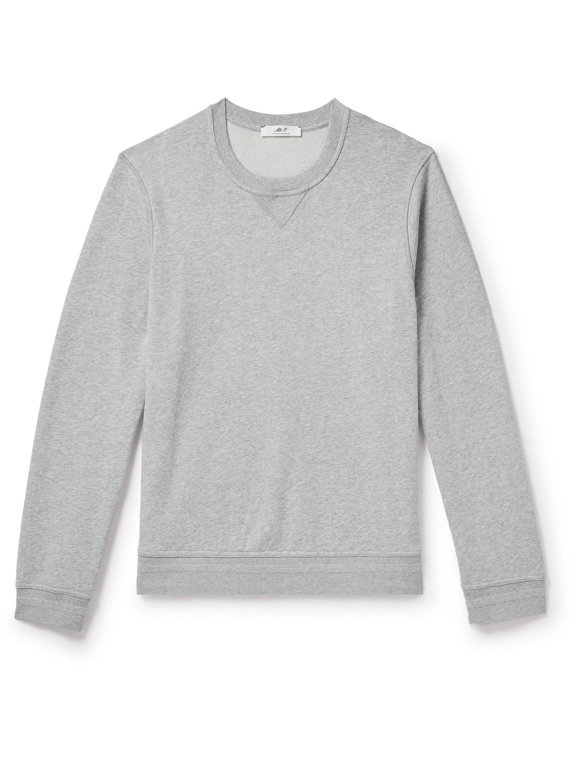 Mr P. - Cotton-Jersey Sweatshirt - Men - Gray - L von Mr P.