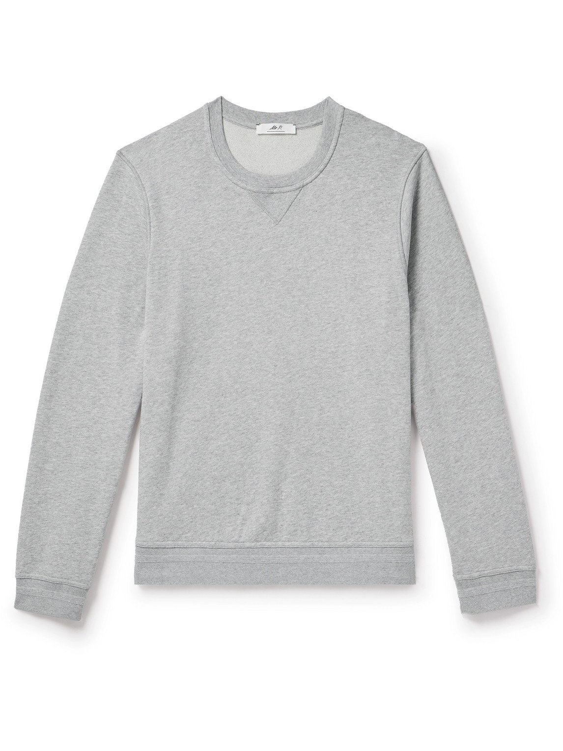 Mr P. - Cotton-Jersey Sweatshirt - Men - Gray - M von Mr P.