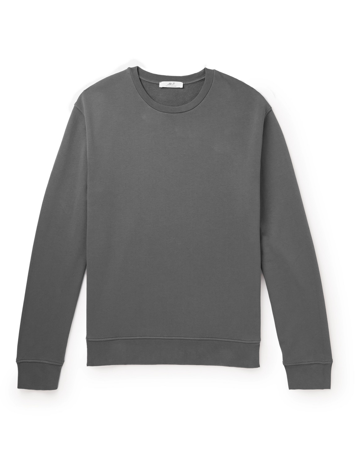 Mr P. - Cotton-Jersey Sweatshirt - Men - Gray - XS von Mr P.
