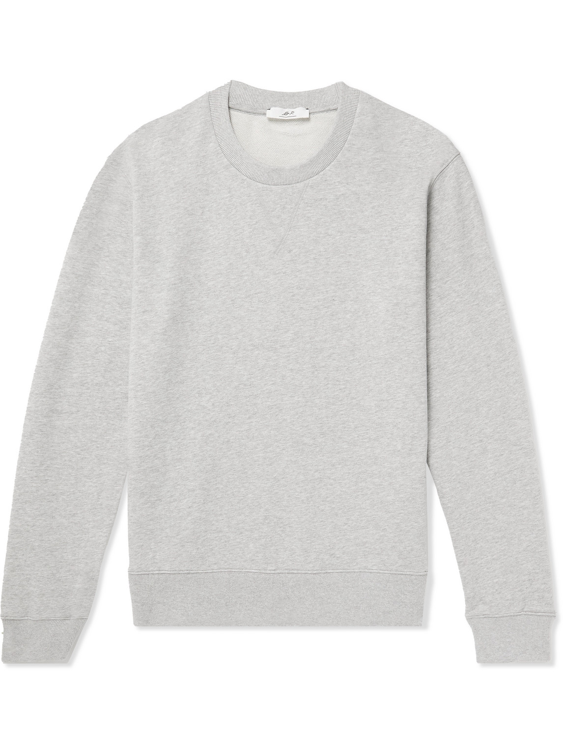 Mr P. - Cotton-Jersey Sweatshirt - Men - Gray - XS von Mr P.