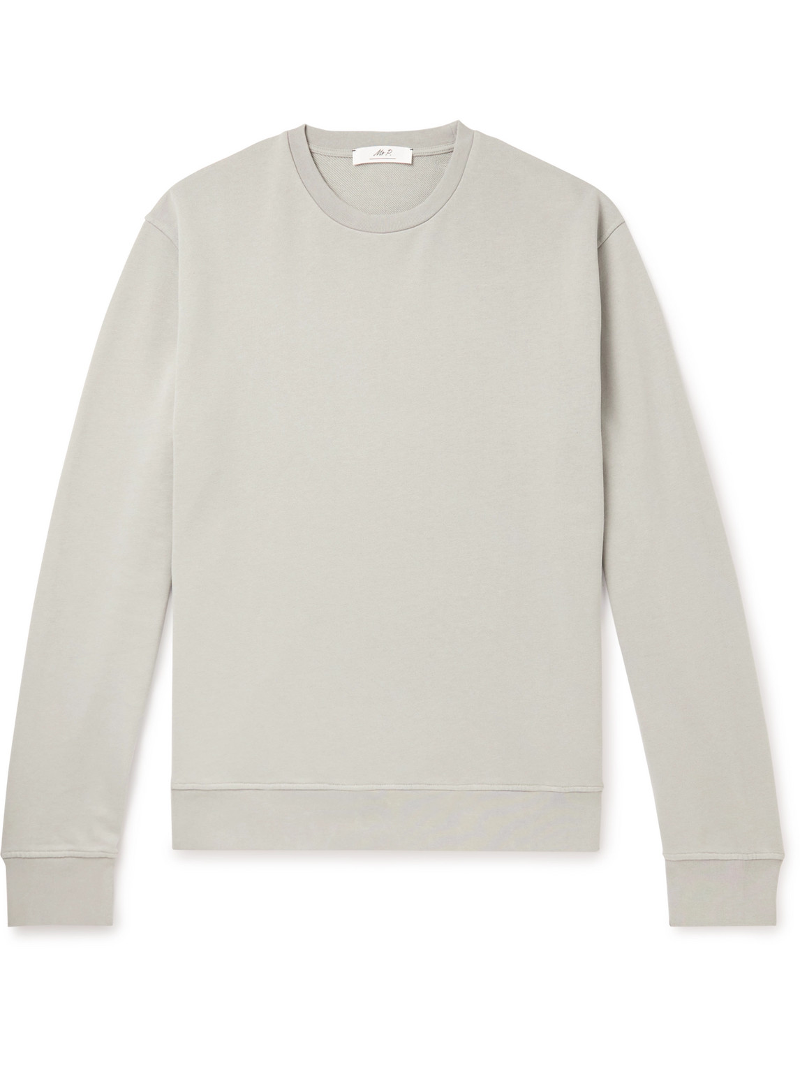 Mr P. - Cotton-Jersey Sweatshirt - Men - Gray - XXS von Mr P.