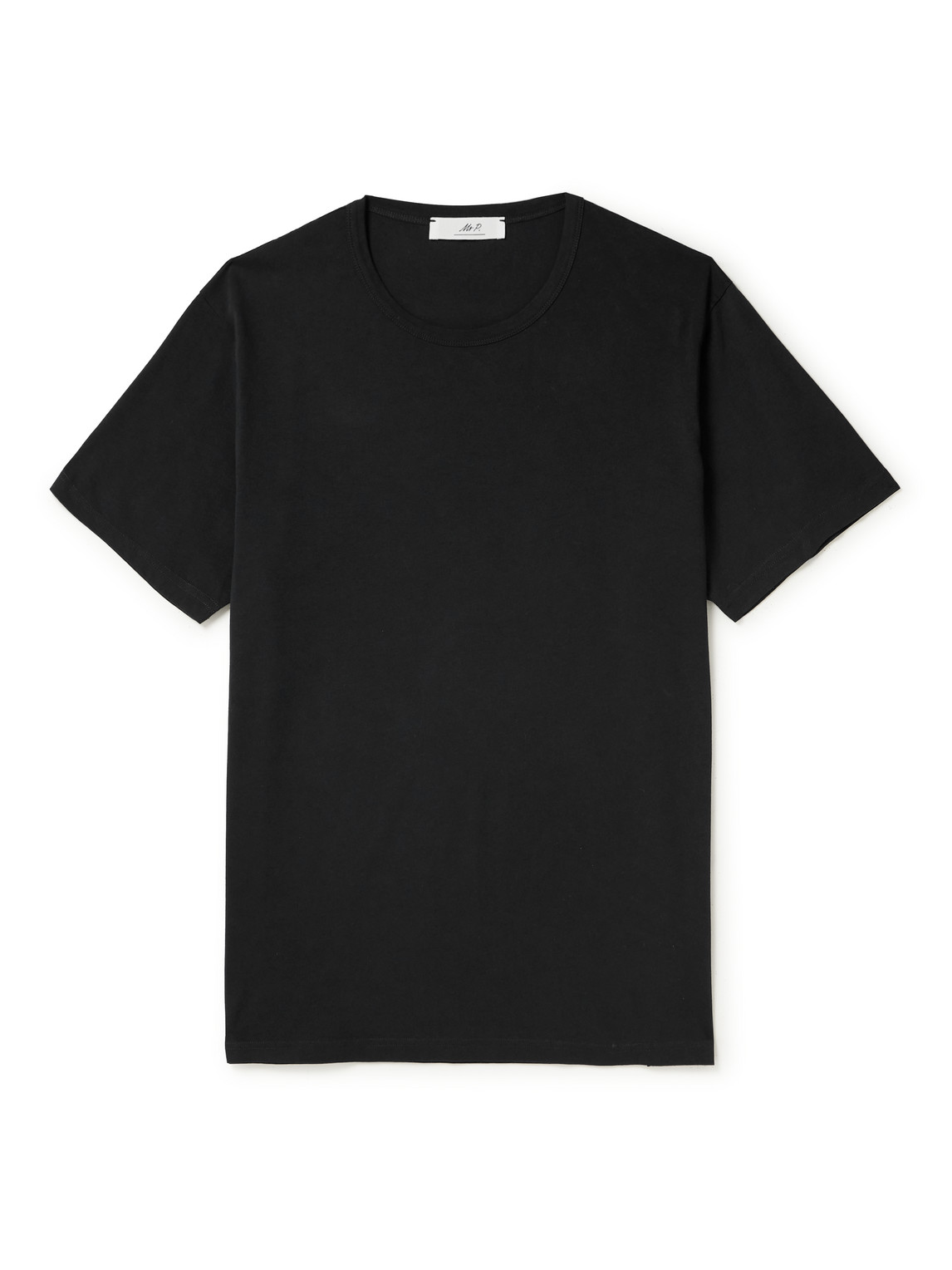 Mr P. - Cotton-Jersey T-Shirt - Men - Black - S von Mr P.
