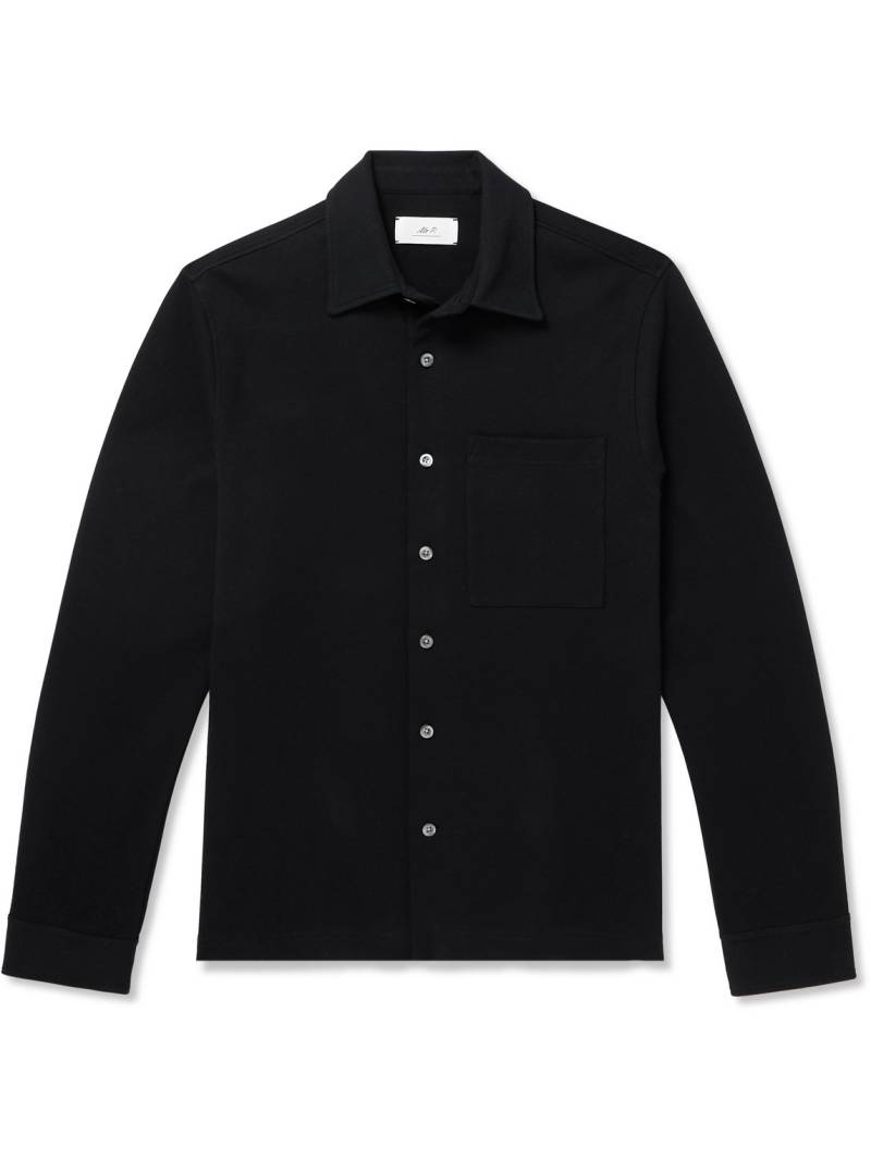 Mr P. - Cotton-Piqué Shirt - Men - Black - XS Mr P. - Cotton-Piqué Shirt - Men - Black - XS von Mr P.