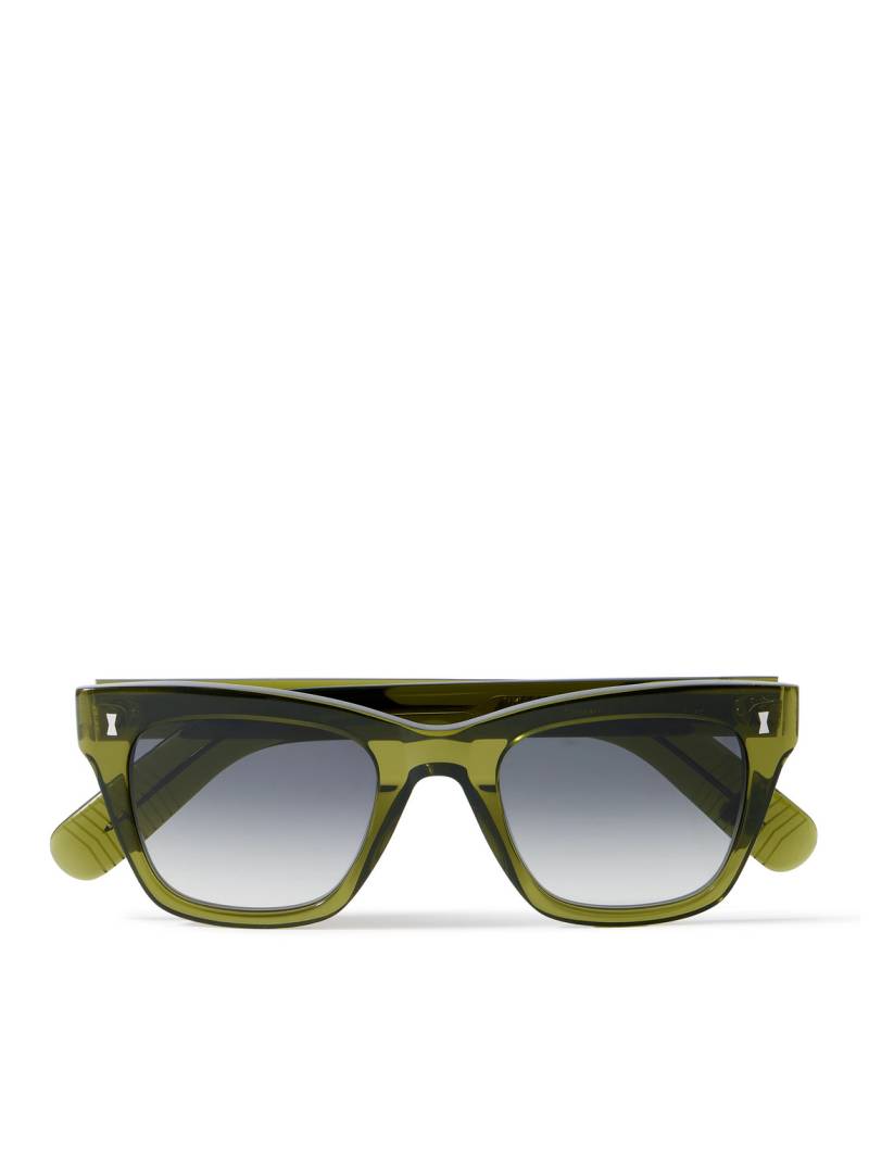 Mr P. - Cubitts Compton D-Frame Acetate Sunglasses - Men - Green von Mr P.