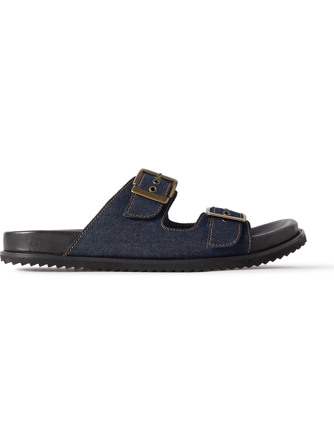 Mr P. - David Denim Sandals - Men - Blue - UK 10 von Mr P.