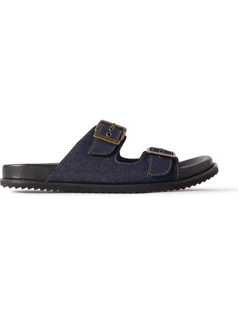 Mr P. - David Denim Sandals - Men - Blue - UK 8 von Mr P.