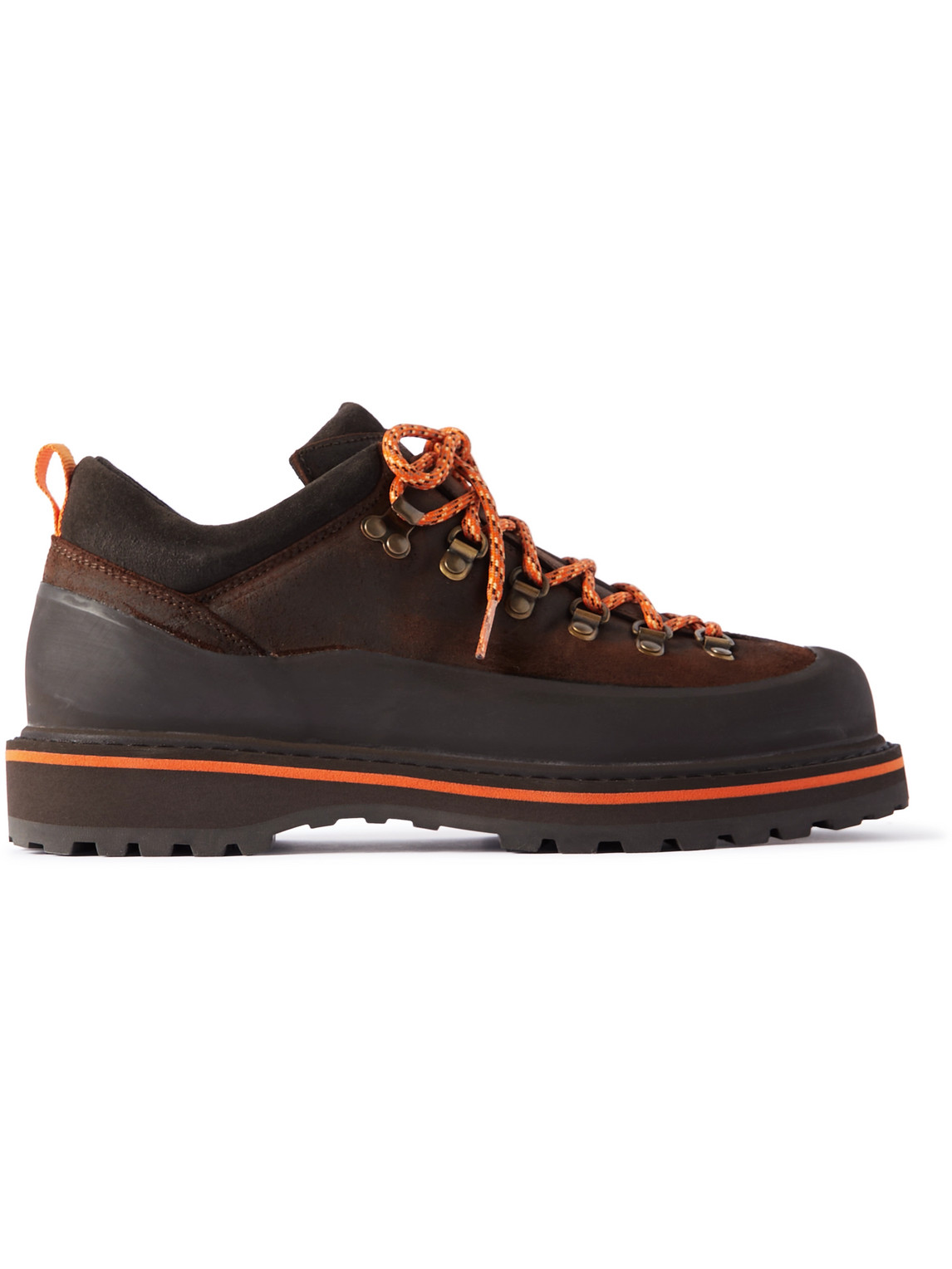 Mr P. - Diemme Roccia Basso Rubber-Trimmed Suede Hiking Boots - Men - Brown - UK 8 von Mr P.