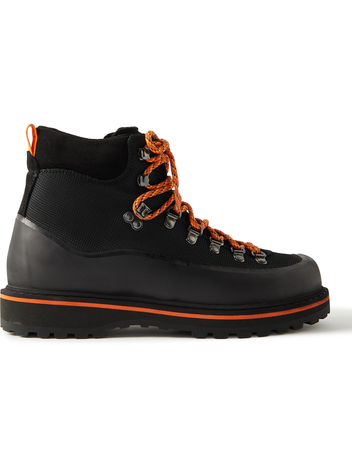 Mr P. - Diemme Roccia Vet Sport Leather-Trimmed Mesh and Rubber Hiking Boots - Men - Black - UK 7 von Mr P.
