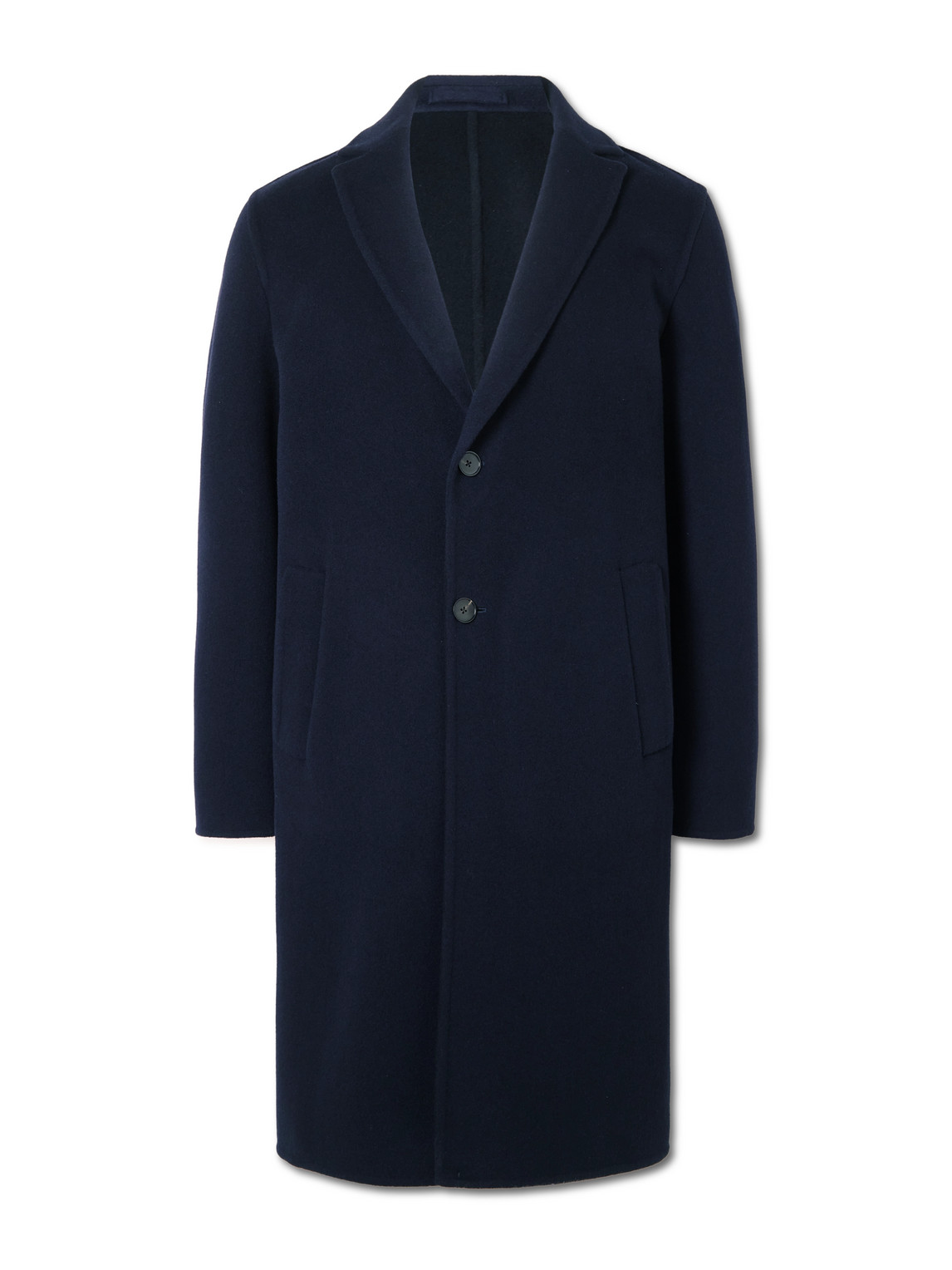 Mr P. - Double-Faced Virgin Wool and Cashmere-Blend Coat - Men - Blue - L von Mr P.