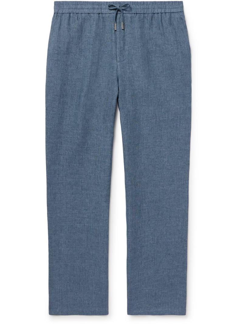 Mr P. - Edward Straight-Leg Linen-Chambray Drawstring Trousers - Men - Blue - 30 Mr P. - Edward Straight-Leg Linen-Chambray Drawstring Trousers - Men - Blue - 30 von Mr P.