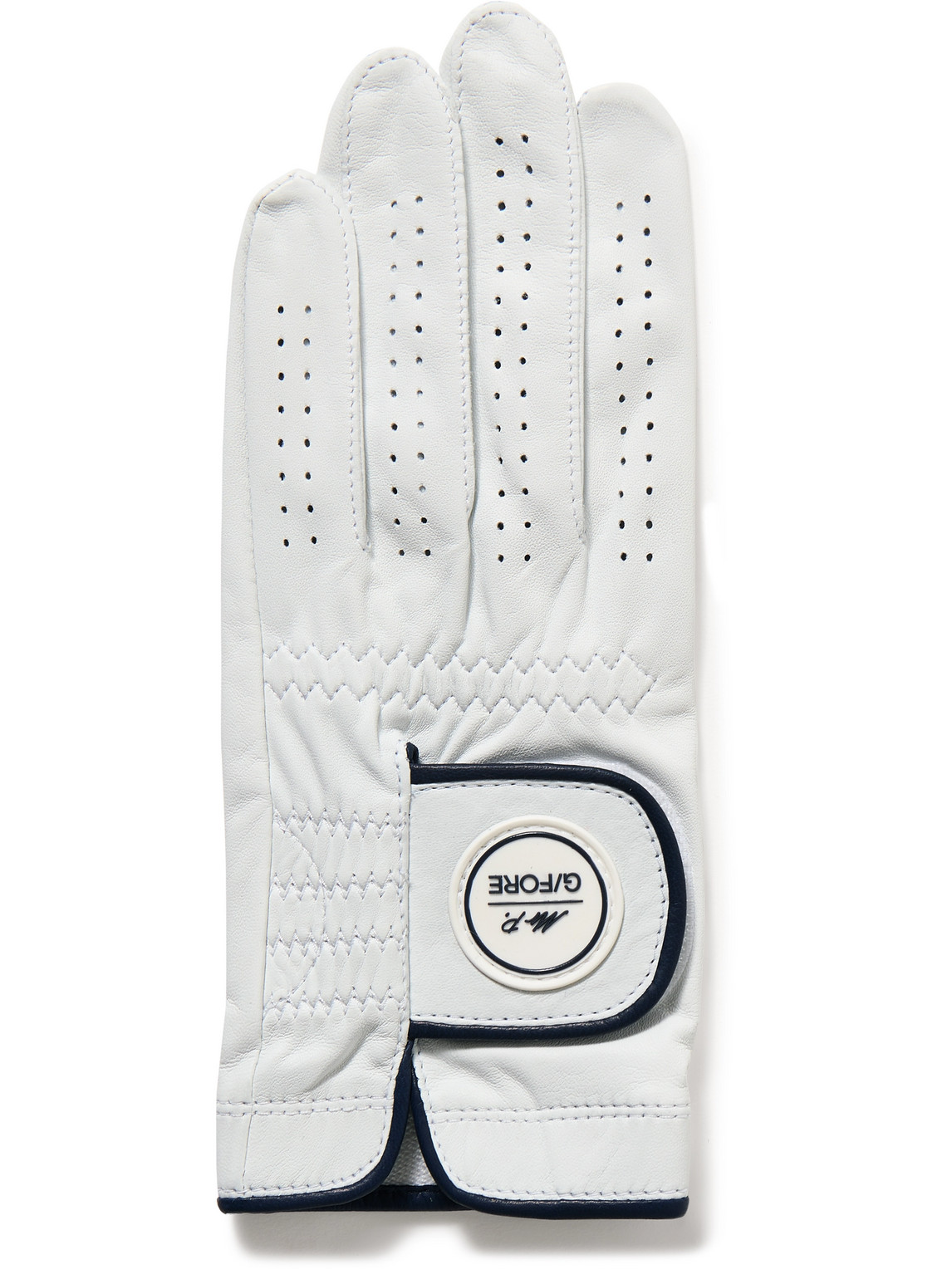 Mr P. - G/FORE Golf Logo-Appliquéd Leather Gloves - Men - White - L von Mr P.