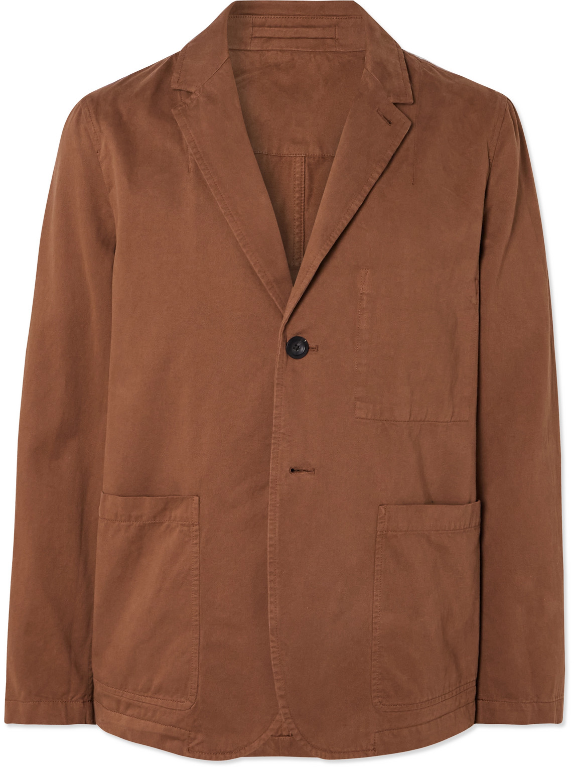 Mr P. - Garment-Dyed Cotton-Twill Blazer - Men - Brown - 40 Mr P. - Garment-Dyed Cotton-Twill Blazer - Men - Brown - 40 von Mr P.