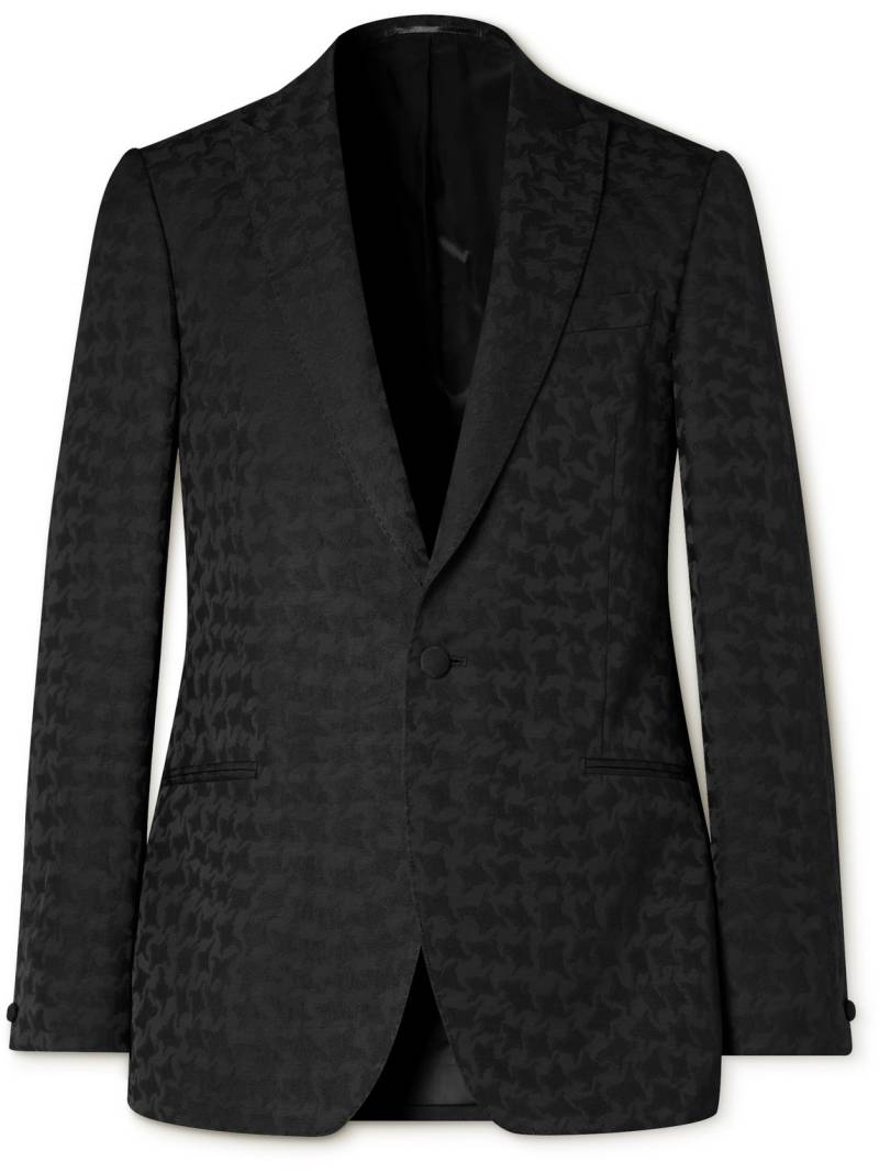 Mr P. - Houndstooth Jacquard Blazer - Men - Black - 42 von Mr P.