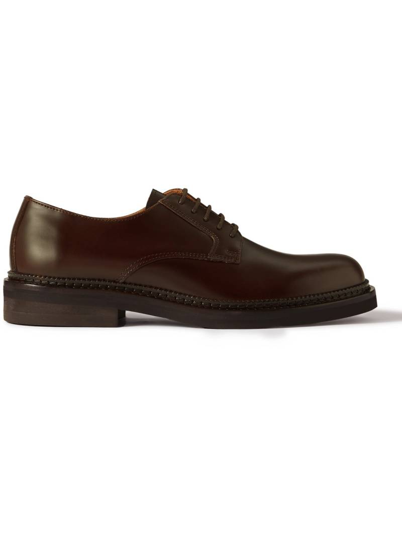 Mr P. - Jacques Leather Derby Shoes - Men - Brown - UK 8.5 von Mr P.