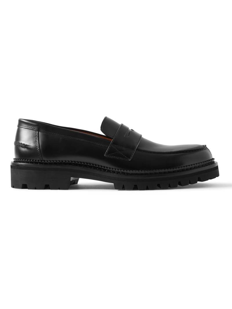 Mr P. - Jacques Leather Penny Loafers - Men - Black - UK 7.5 von Mr P.