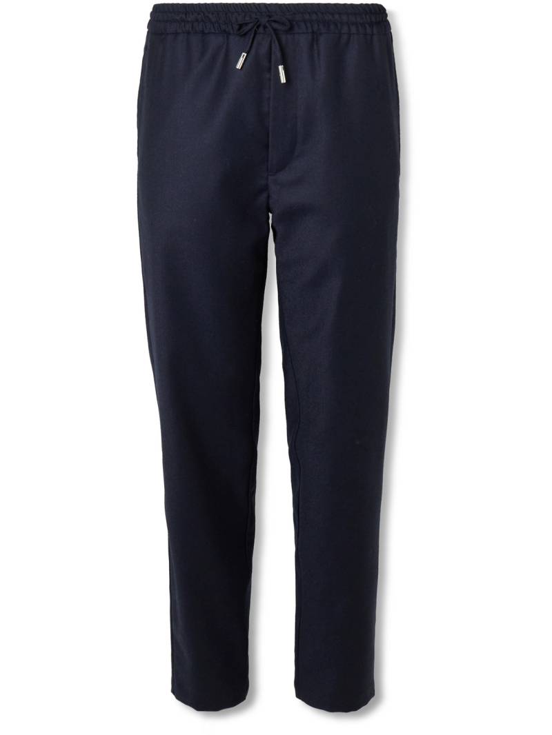 Mr P. - James Slim-Fit Wool-Flannel Drawstring Suit Trousers - Men - Blue - 30 Mr P. - James Slim-Fit Wool-Flannel Drawstring Suit Trousers - Men - Blue - 30 von Mr P.