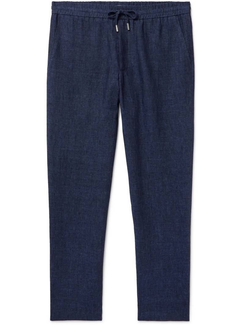 Mr P. - James Straight-Leg Linen-Chambray Drawstring Trousers - Men - Blue - 36 Mr P. - James Straight-Leg Linen-Chambray Drawstring Trousers - Men - Blue - 36 von Mr P.