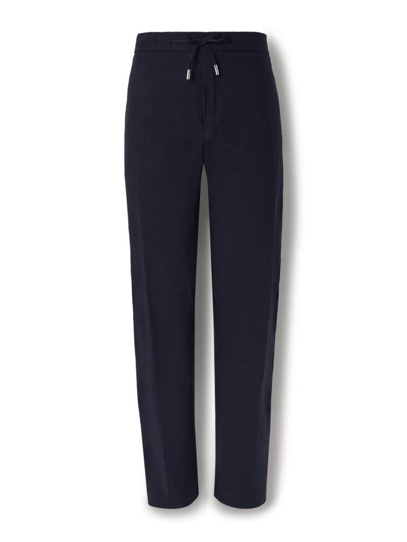 Mr P. - James Straight-Leg Linen Drawstring Trousers - Men - Blue - 30 Mr P. - James Straight-Leg Linen Drawstring Trousers - Men - Blue - 30 von Mr P.