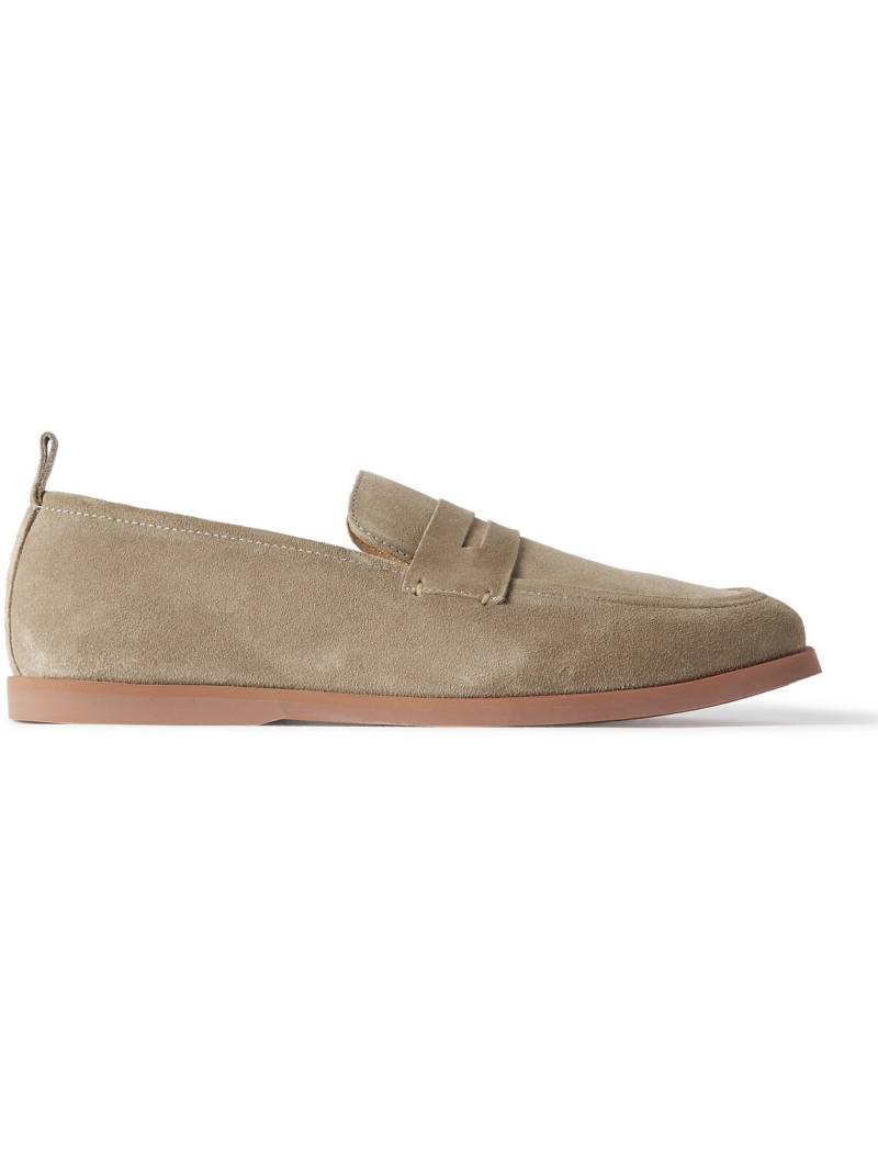 Mr P. - Leo Suede Penny Loafers - Men - Neutrals - UK 7.5 von Mr P.