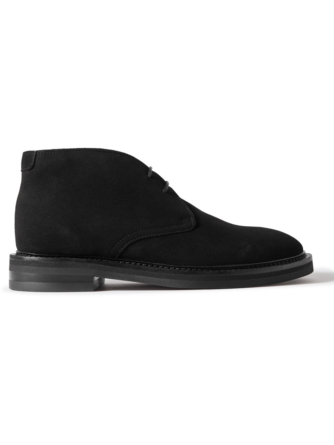 Mr P. - Lucien Regenerated Suede by evolo® Desert Boots - Men - Black - UK 8.5 von Mr P.