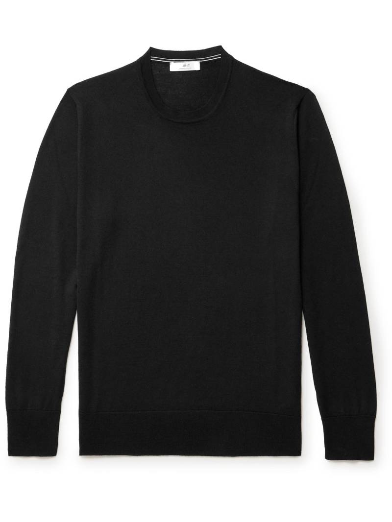 Mr P. - Merino Wool Sweater - Men - Black - XS Mr P. - Merino Wool Sweater - Men - Black - XS von Mr P.