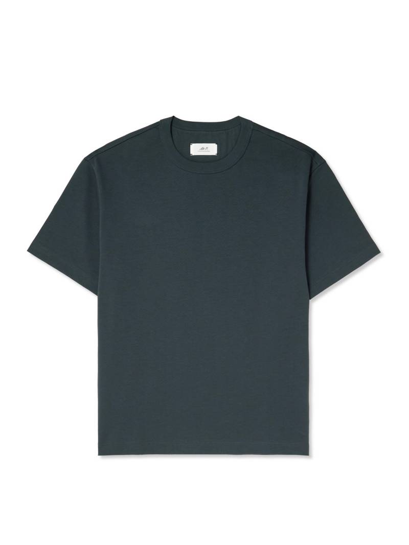 Mr P. - Oversized Cotton-Jersey T-Shirt - Men - Blue - M Mr P. - Oversized Cotton-Jersey T-Shirt - Men - Blue - M von Mr P.