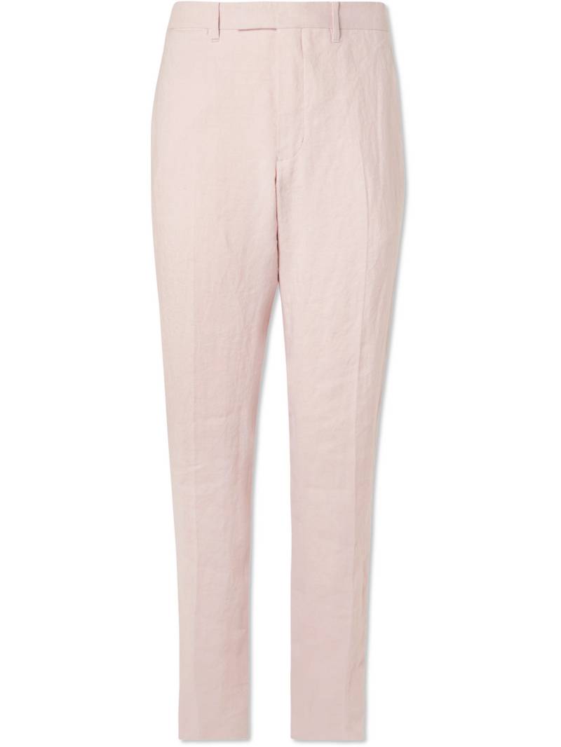 Mr P. - Phillip Slim-Fit Straight-Leg Linen Suit Trousers - Men - Pink - 30 Mr P. - Phillip Slim-Fit Straight-Leg Linen Suit Trousers - Men - Pink - 30 von Mr P.