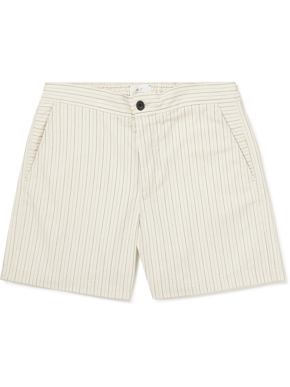Mr P. - Pinstriped Cotton-Blend Twill Shorts - Men - White - 38 Mr P. - Pinstriped Cotton-Blend Twill Shorts - Men - White - 38 von Mr P.