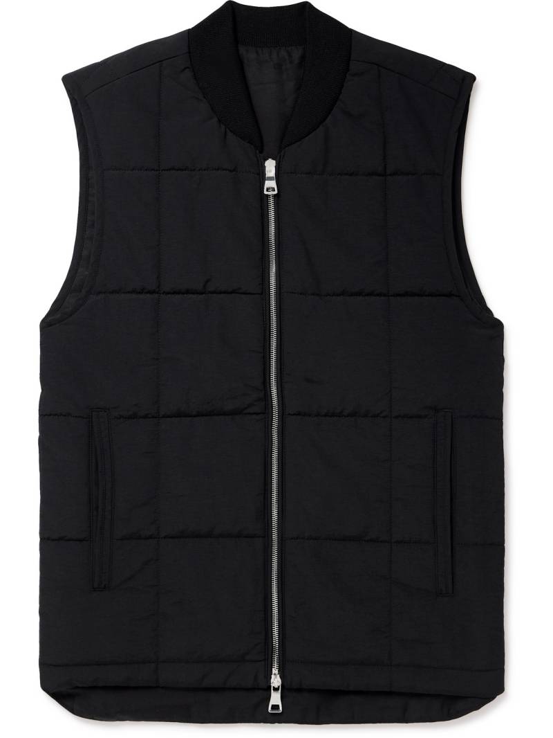 Mr P. - Quilted Shell Gilet - Men - Black - XS von Mr P.