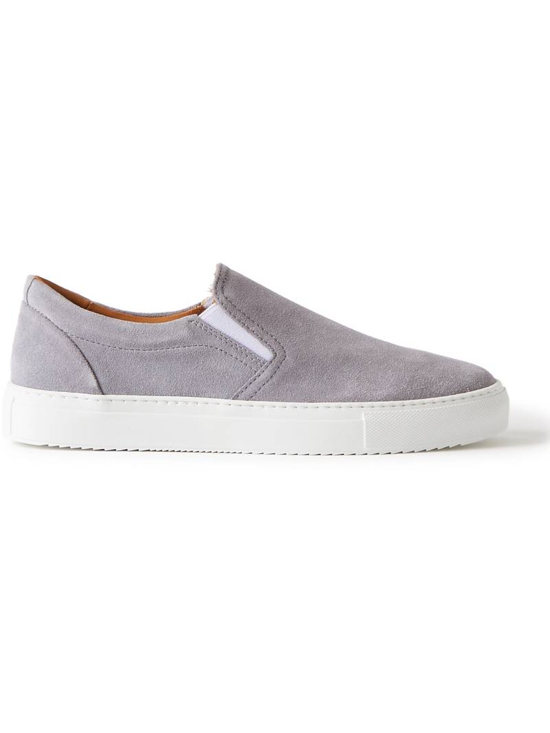 Mr P. - Regenerated Suede by evolo® Slip-On Sneakers - Men - Gray - UK 9 von Mr P.