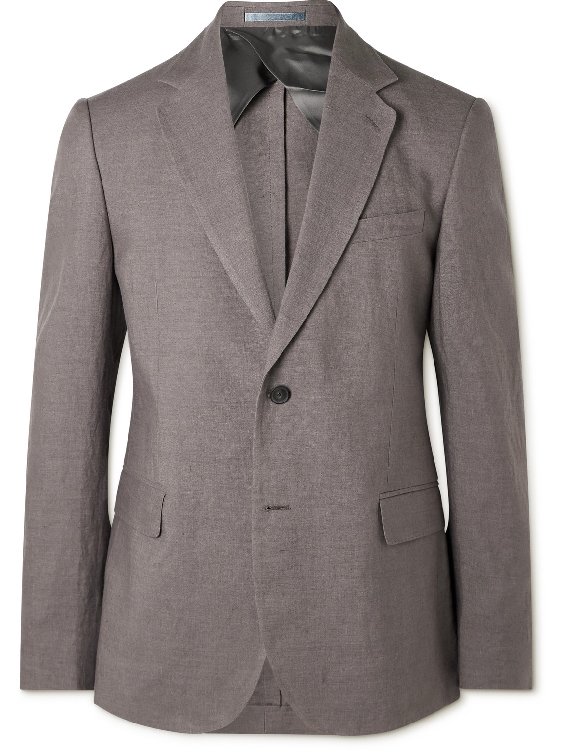 Mr P. - Regular-Fit Linen Suit Jacket - Men - Gray - 48 von Mr P.