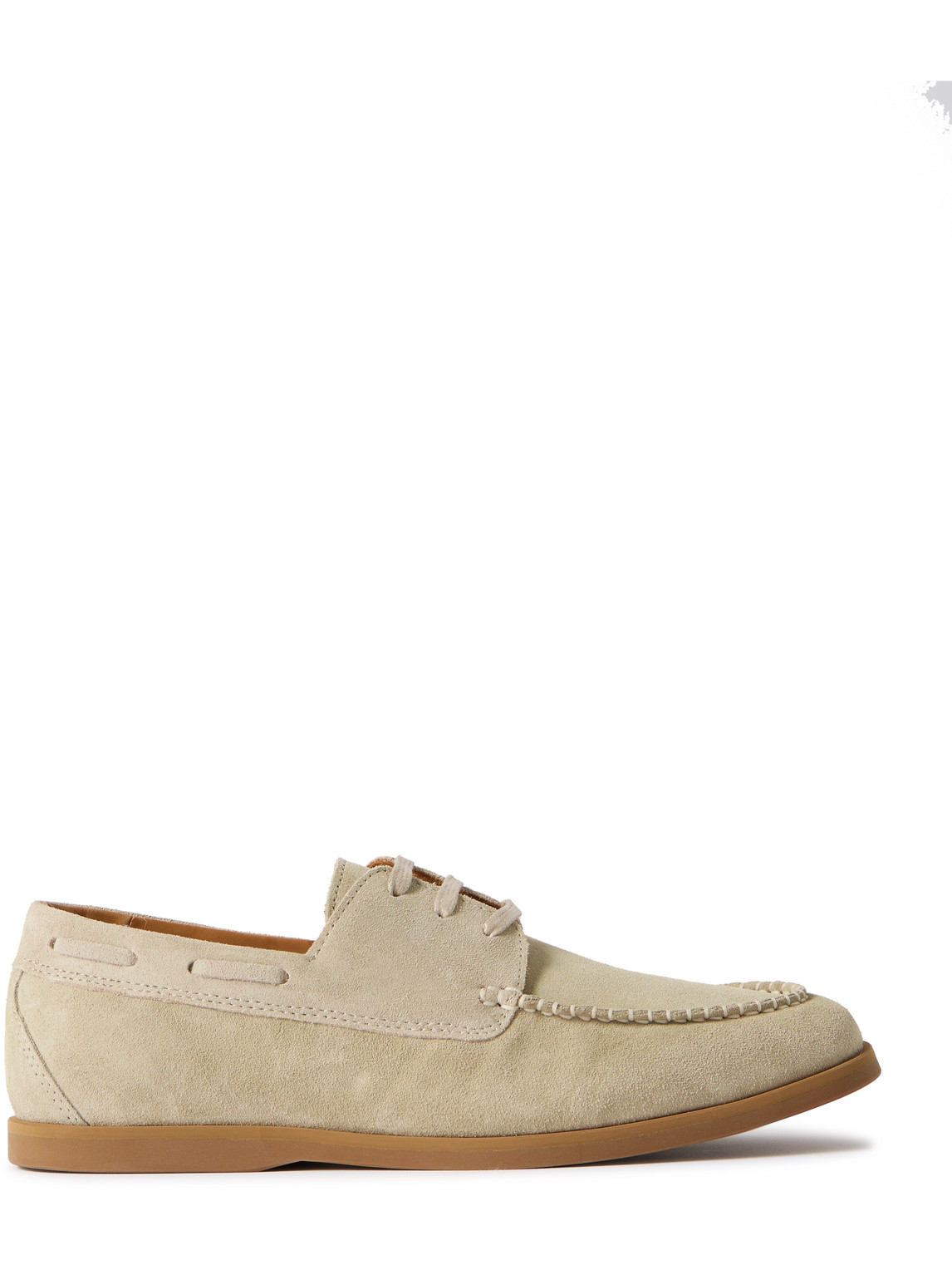 Mr P. - Richard Suede Boat Shoes - Men - Neutrals - UK 8 von Mr P.