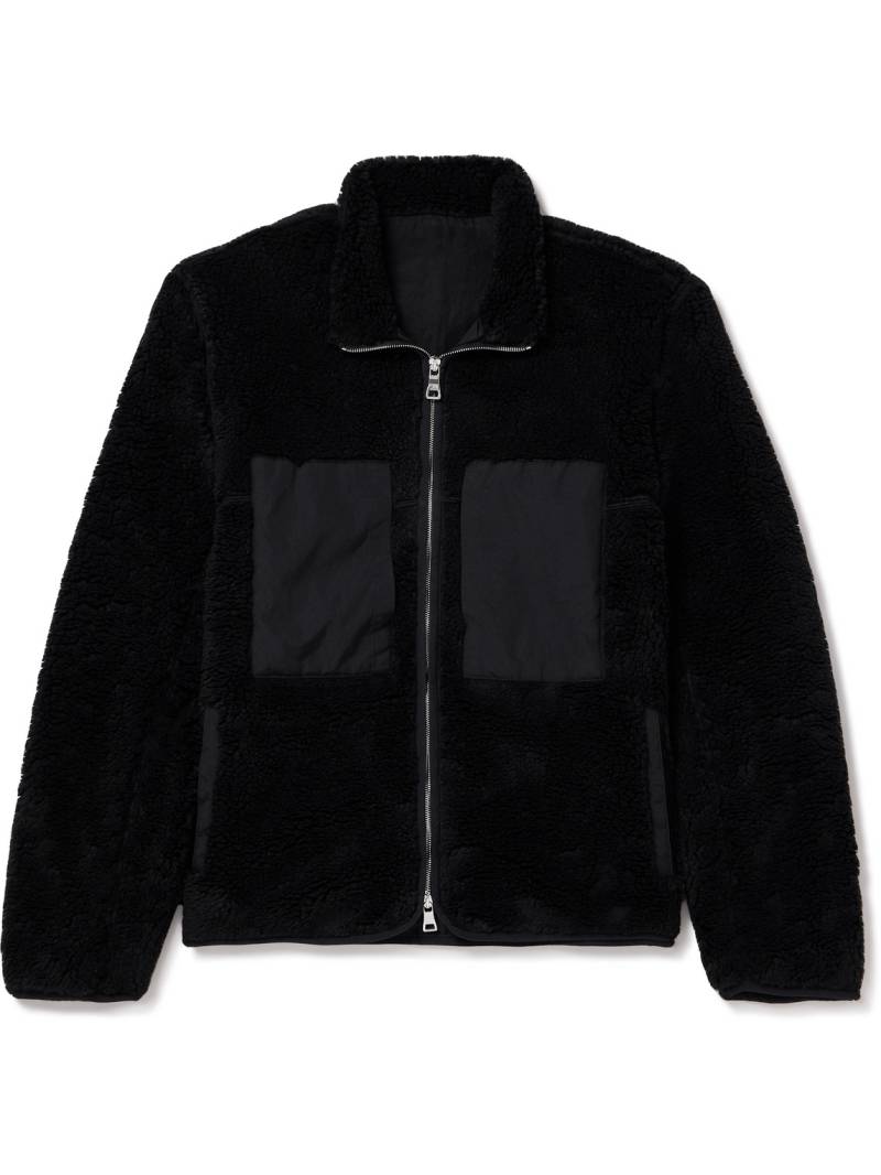 Mr P. - Shell-Trimmed Fleece Jacket - Men - Black - XL von Mr P.