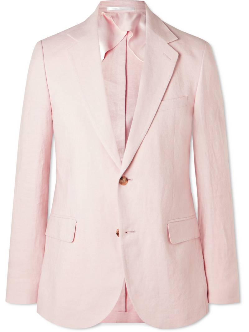 Mr P. - Slim-Fit Linen Suit Jacket - Men - Pink - 46 Mr P. - Slim-Fit Linen Suit Jacket - Men - Pink - 46 von Mr P.