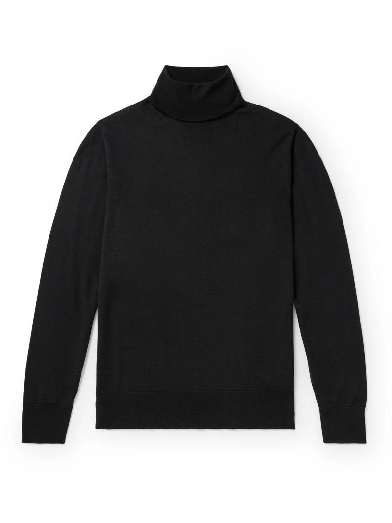 Mr P. - Slim-Fit Merino Wool Rollneck Sweater - Men - Black - XS Mr P. - Slim-Fit Merino Wool Rollneck Sweater - Men - Black - XS von Mr P.