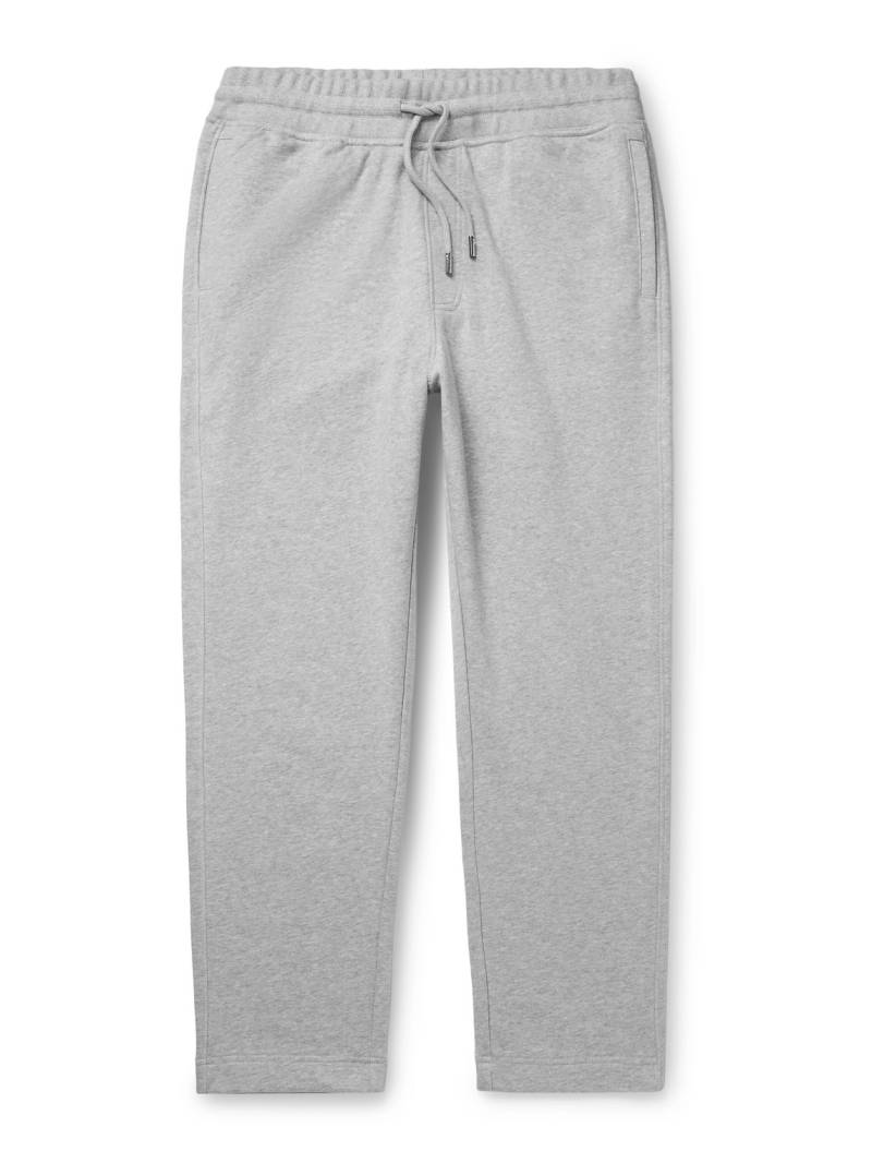 Mr P. - Slim-Fit Organic Cotton-Jersey Sweatpants - Men - Gray - L von Mr P.