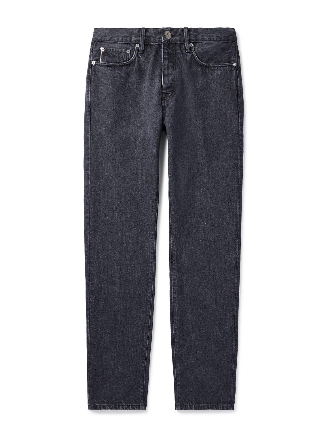 Mr P. - Slim-Fit Organic Selvedge Jeans - Men - Black - 36 von Mr P.