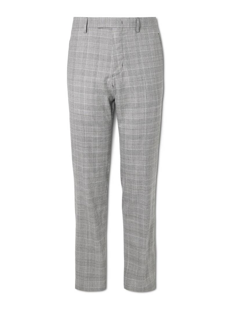 Mr P. - Slim-Fit Prince of Wales Checked Wool-Flannel Suit Trousers - Men - Gray - 34 von Mr P.