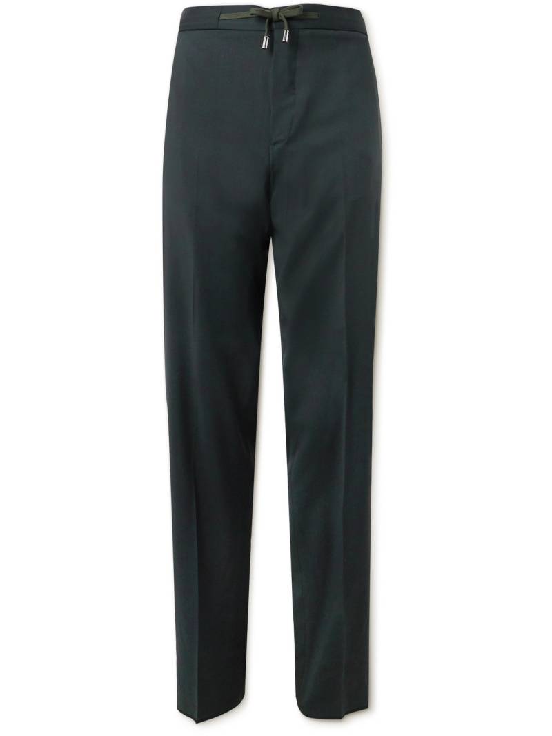 Mr P. - Slim-Fit Wool -Twill Drawstring Suit Trousers - Men - Green - 28 von Mr P.