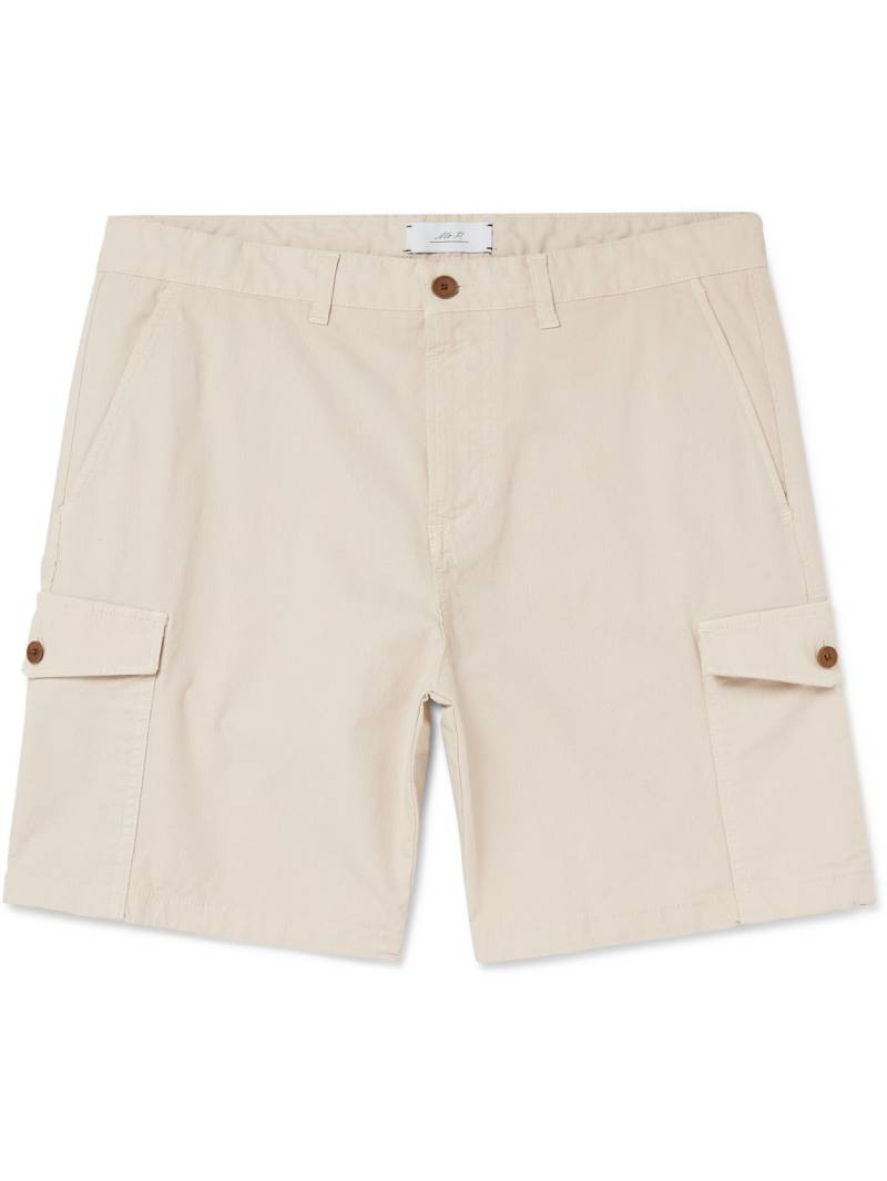 Mr P. - Straight-Leg Cotton Blend-Ripstop Shorts - Men - Neutrals - 34 Mr P. - Straight-Leg Cotton Blend-Ripstop Shorts - Men - Neutrals - 34 von Mr P.