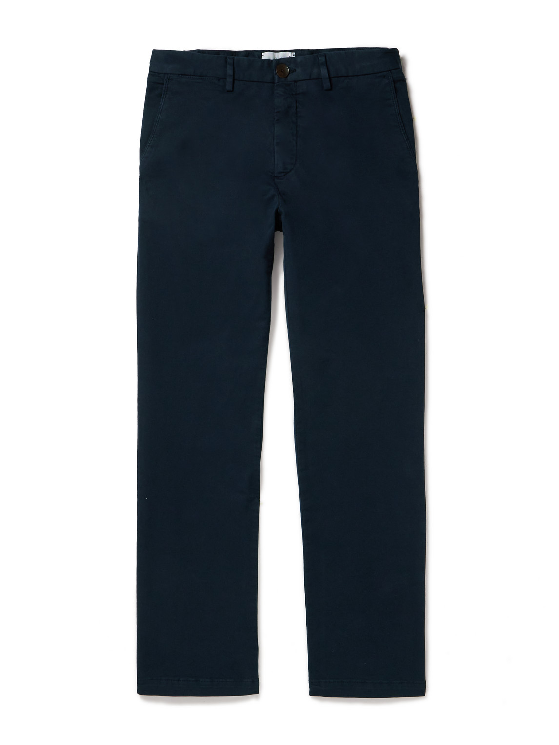 Mr P. - Straight-Leg Cotton-Blend Twill Chinos - Men - Blue - 40 von Mr P.
