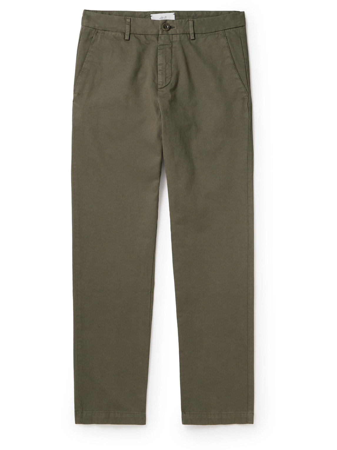 Mr P. - Straight-Leg Cotton-Twill Chinos - Men - Green - 28 von Mr P.